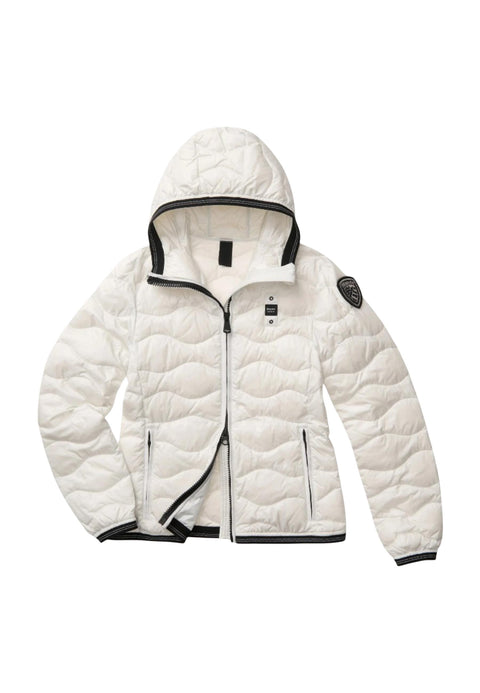 Veste Blauer. Camelia blanc femme