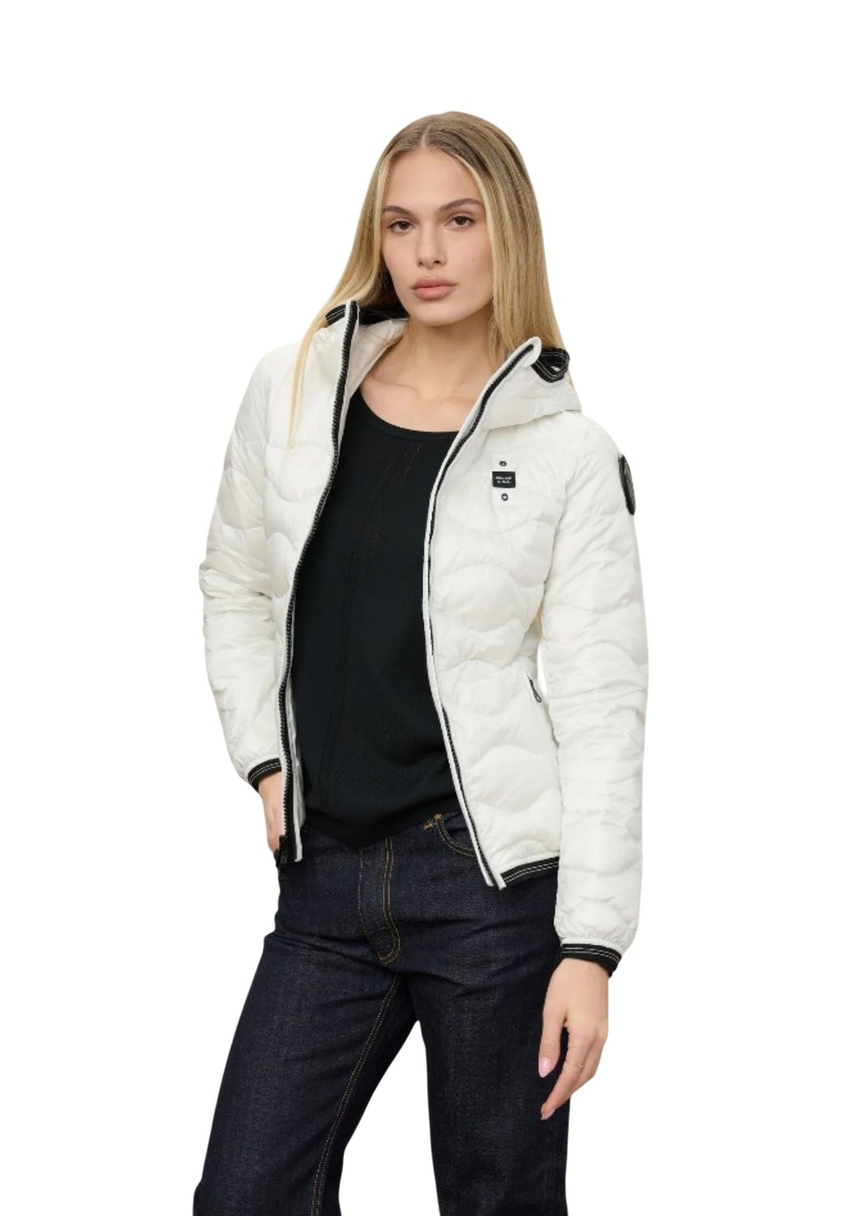 Veste Blauer Camelia blanche - collection Winter White