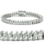 Bracelet tennis scintillant pour femme, design intemporel, fermoir sécurisé, Maison Mercier.