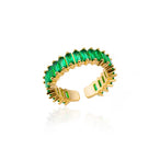 Bague ajustable avec un motif de croix finement détaillé, ajoutant une touche spirituelle et élégante, Maison Mercier.