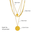 Fermoir et extrémité d'un collier doré en acier inoxydable, illustrant la qualité des finitions, Maison Mercier.