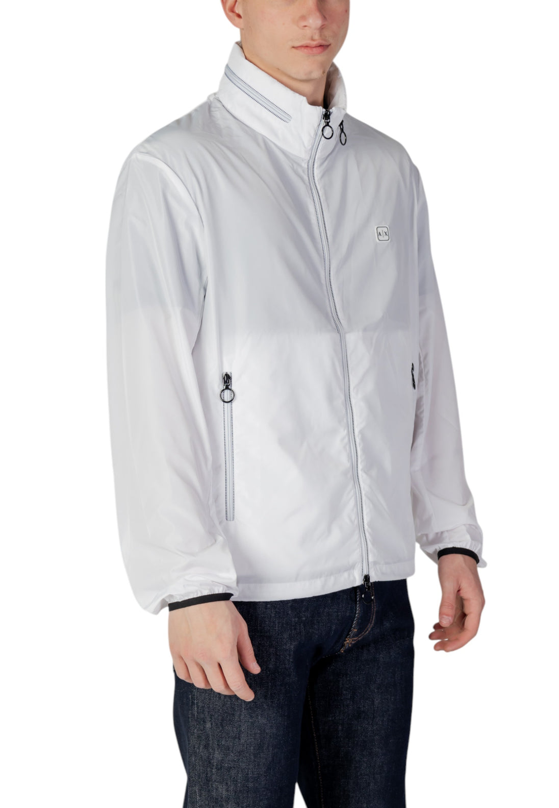 Veste Armani Exchange couleur blanc — vue 3