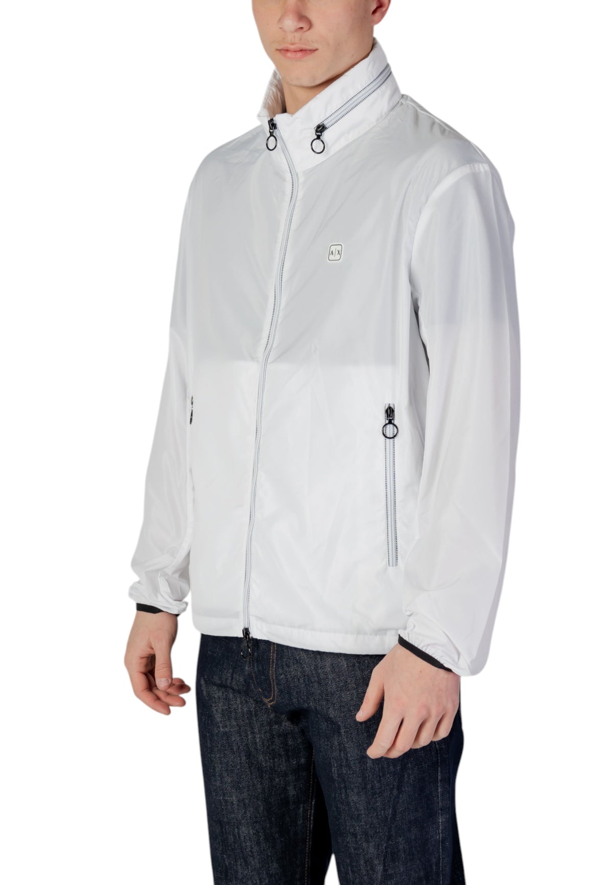 Veste Armani Exchange couleur blanc — vue 2
