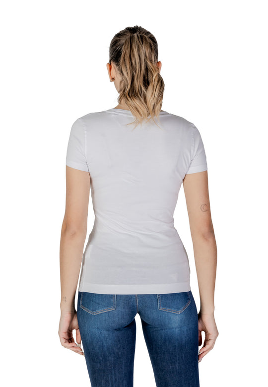 T-shirt Guess couleur blanc — vue 2