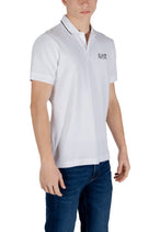 Polo Ea7 couleur blanc — vue 4