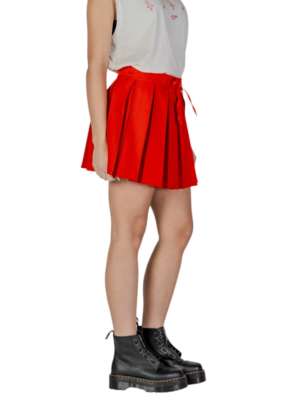 Jupe Only couleur rouge — vue 3