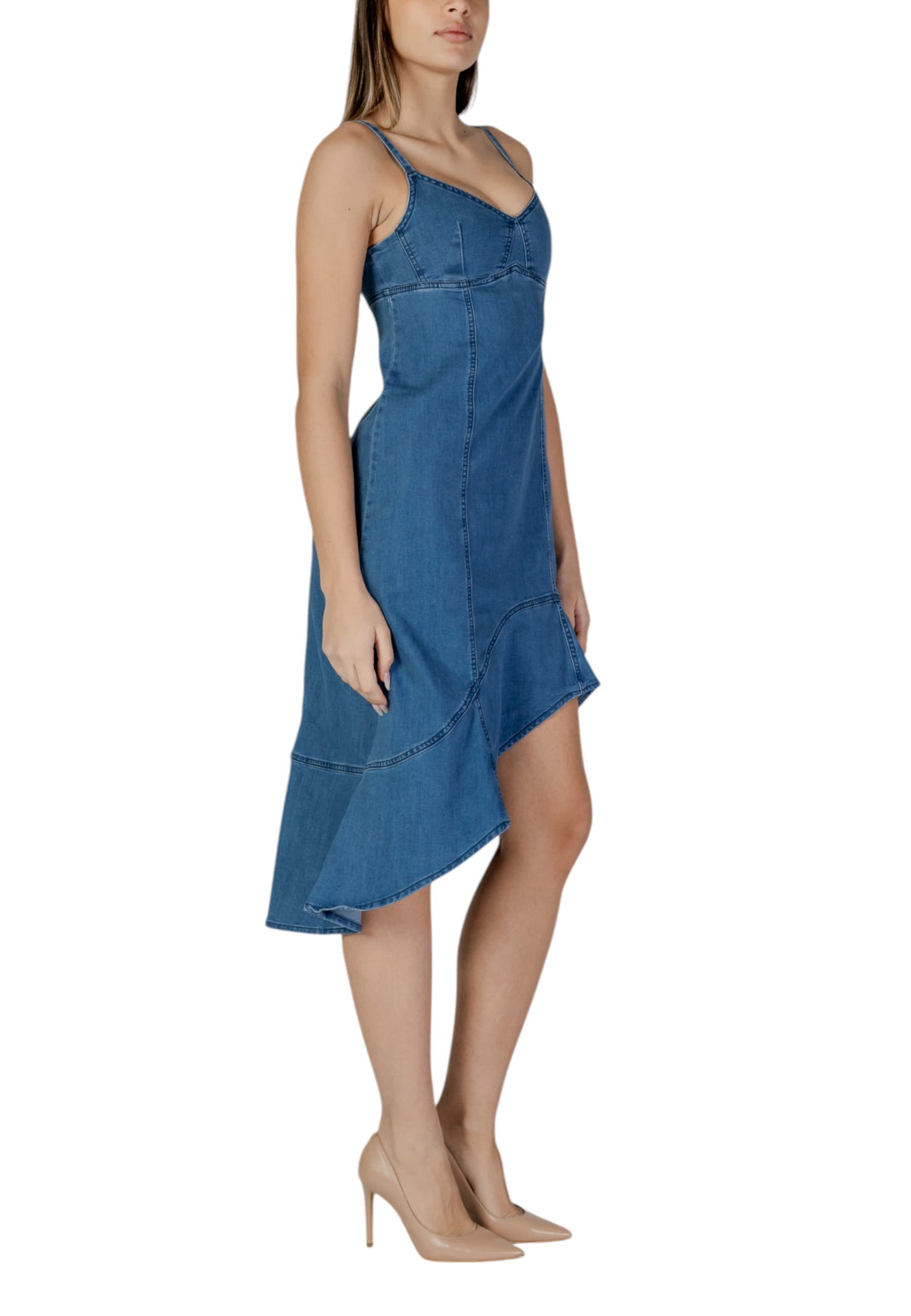 Robe Desigual couleur bleu — vue 3