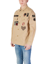 Chemise Replay couleur beige — vue 4