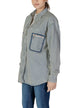 Chemise Replay couleur bleu — vue 2