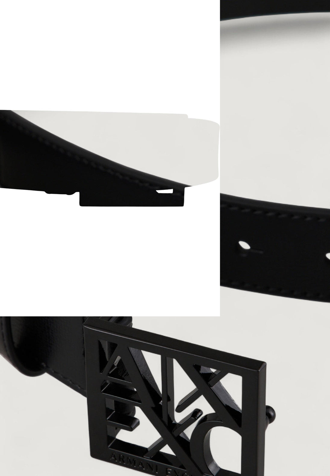Ceinture Armani Exchange couleur noir — vue 4