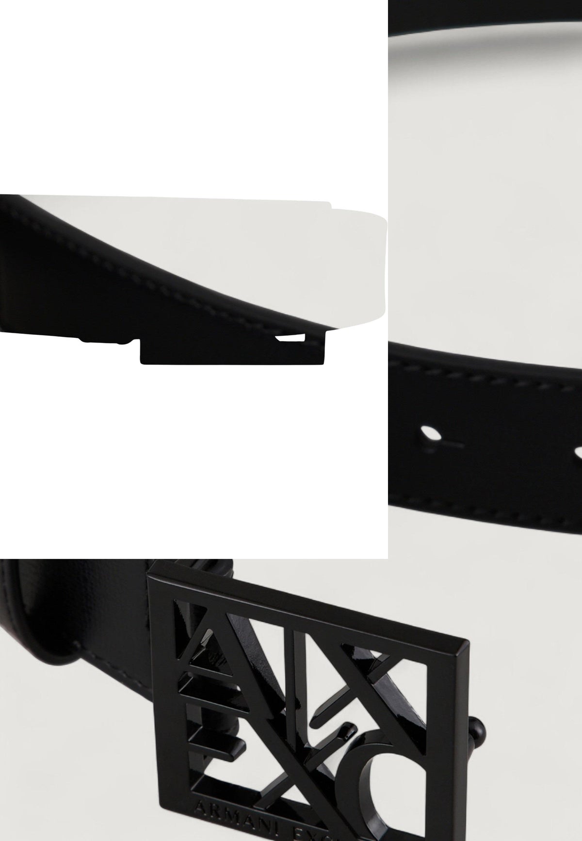 Ceinture Armani Exchange couleur noir — vue 4