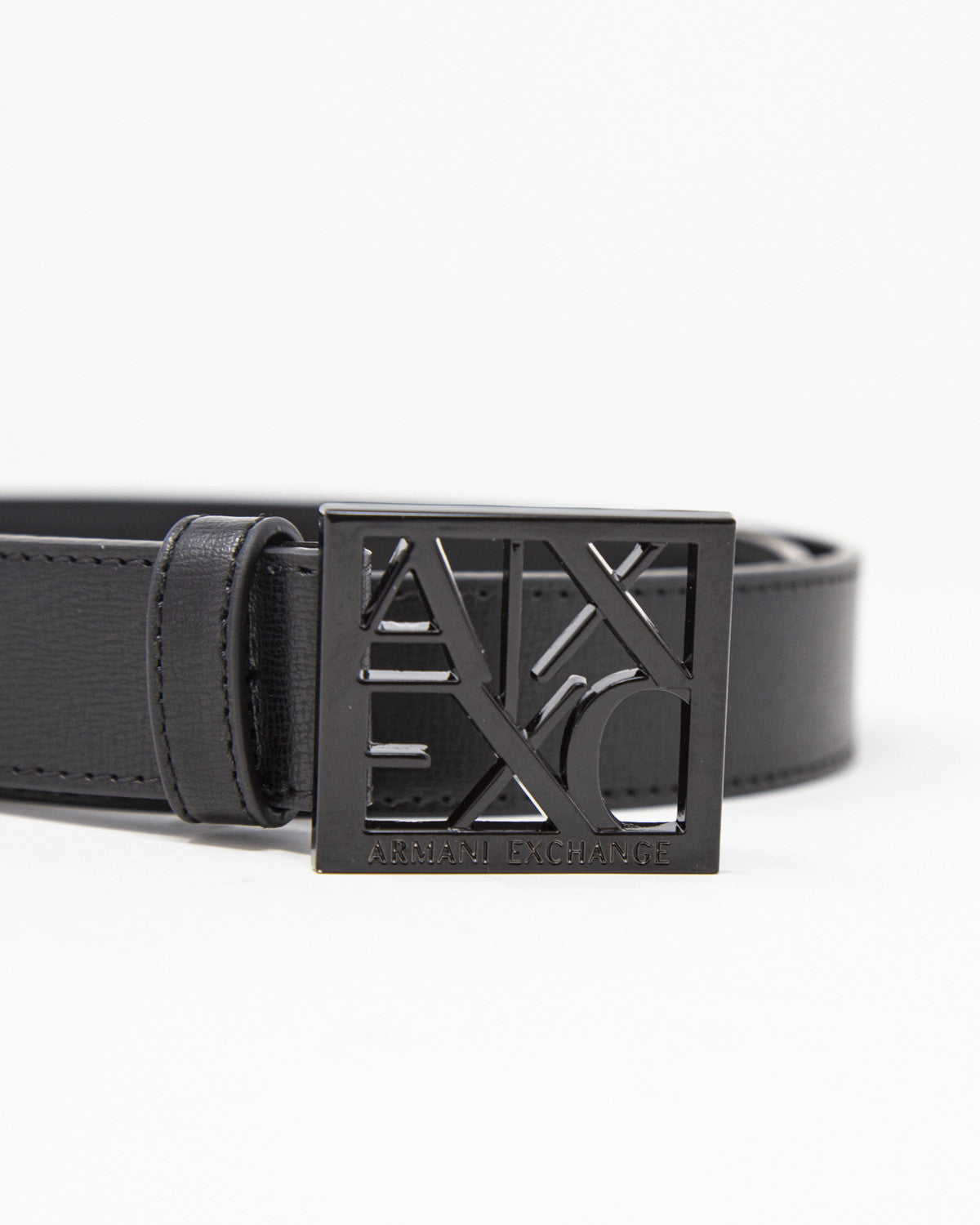 Ceinture Armani Exchange couleur noir — vue 2