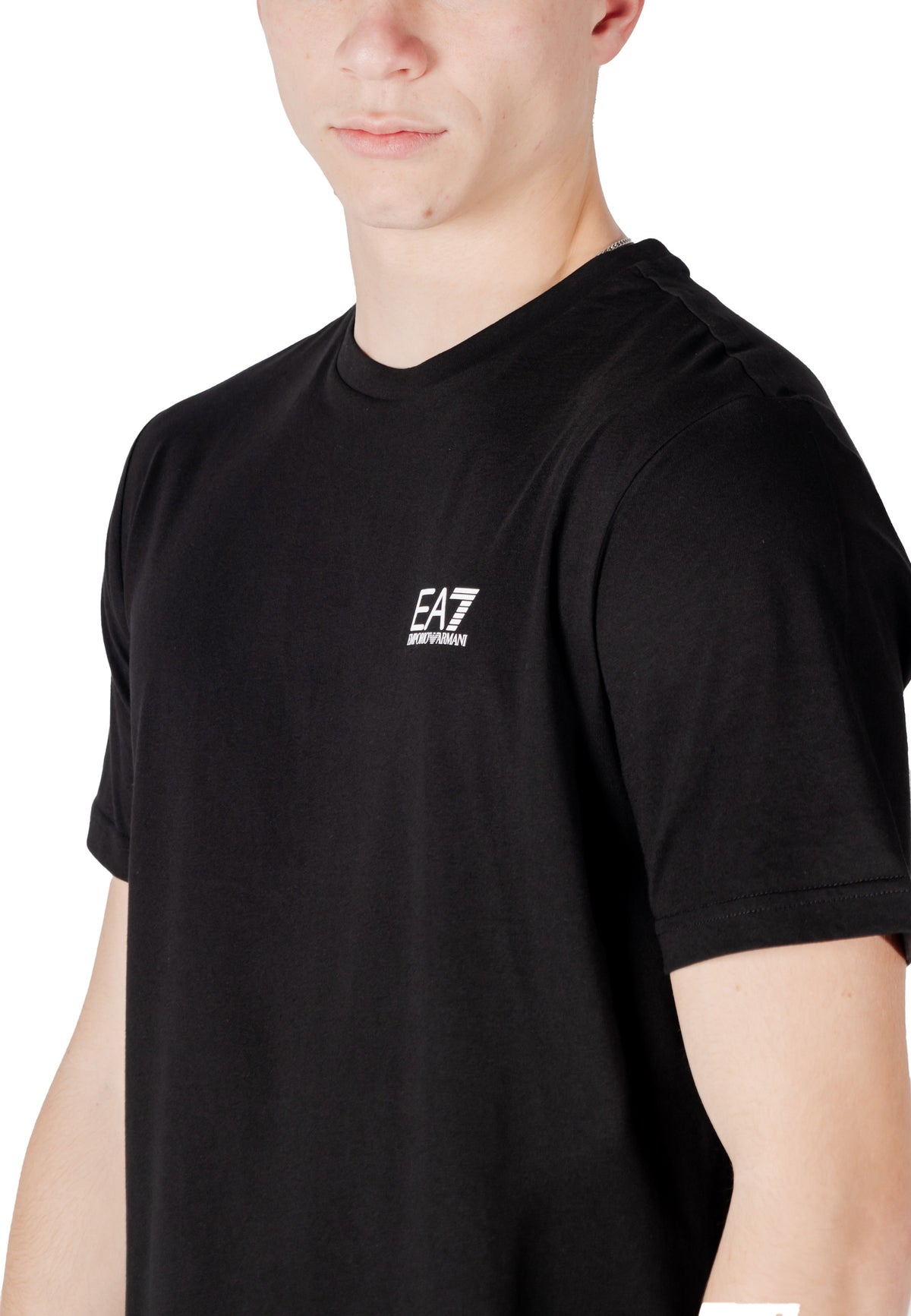 T-shirt Ea7 couleur noir — vue 5