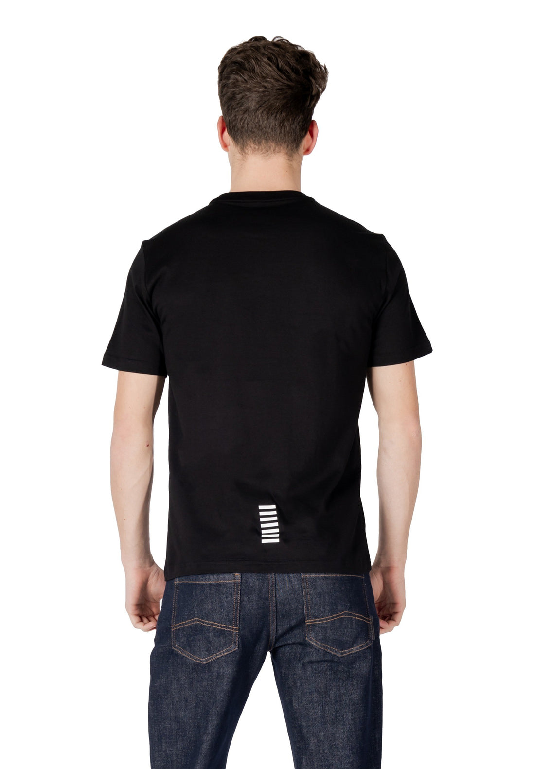 T-shirt Ea7 couleur noir — vue 2