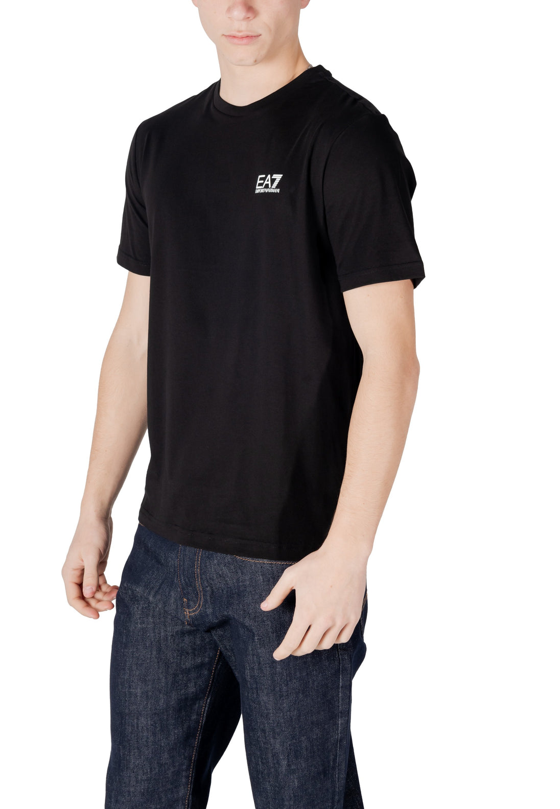 T-shirt Ea7 couleur noir — vue 4