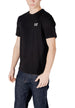 T-shirt Ea7 couleur noir — vue 4