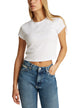 T-shirt Calvin Klein Jeans couleur blanc — vue 3