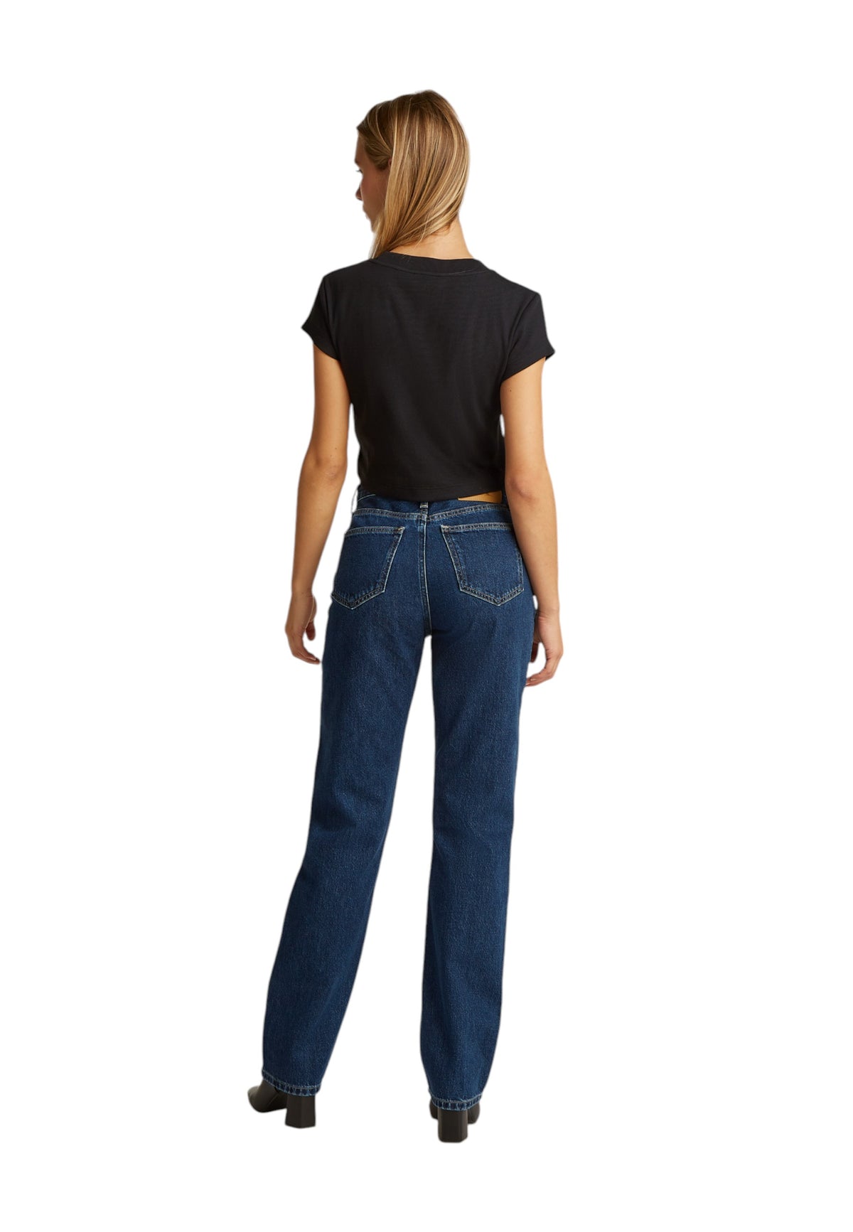 T-shirt Calvin Klein Jeans couleur noir — vue 4