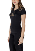 T-shirt Ea7 couleur noir — vue 3