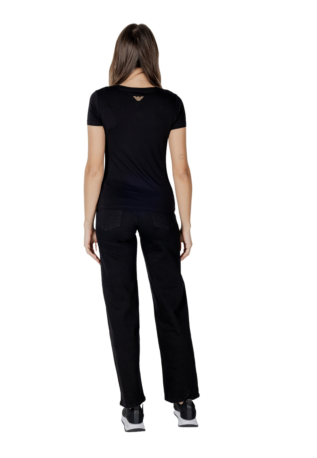 T-shirt Ea7 couleur noir — vue 5
