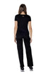 T-shirt Ea7 couleur noir — vue 5