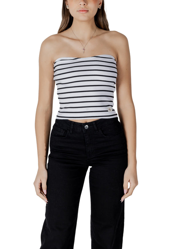 Top Calvin Klein Jeans couleur blanc