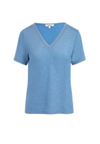 T-shirt Morgan De Toi couleur bleu azur