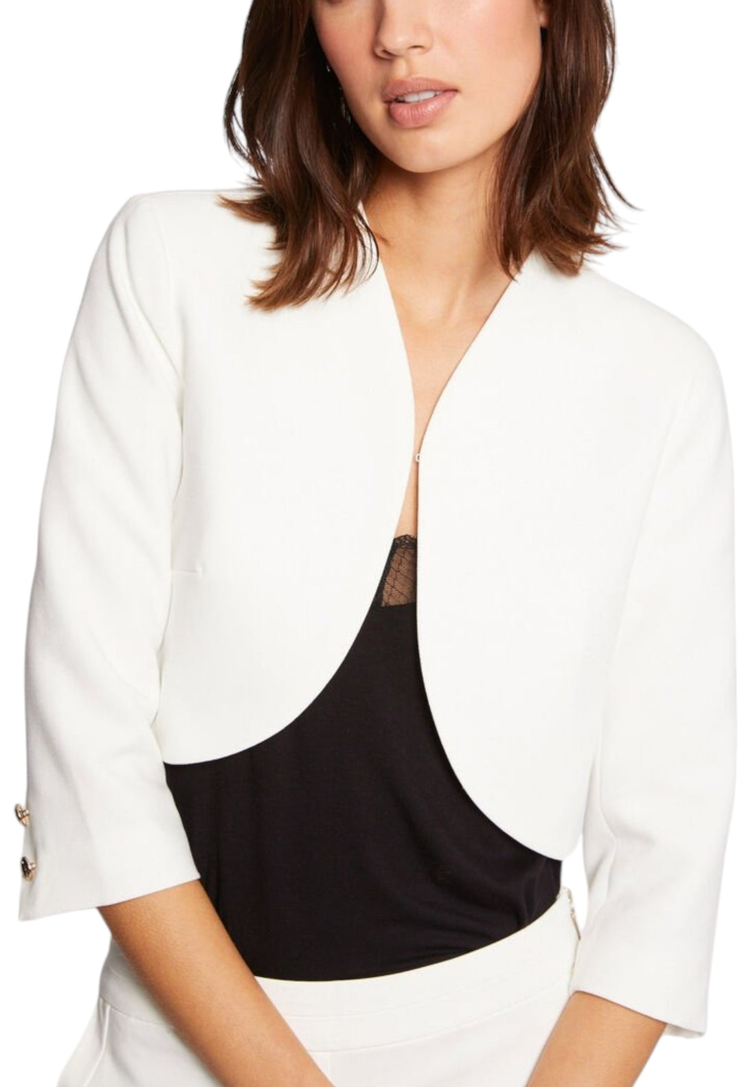 Veste Morgan De Toi couleur blanc — vue 2
