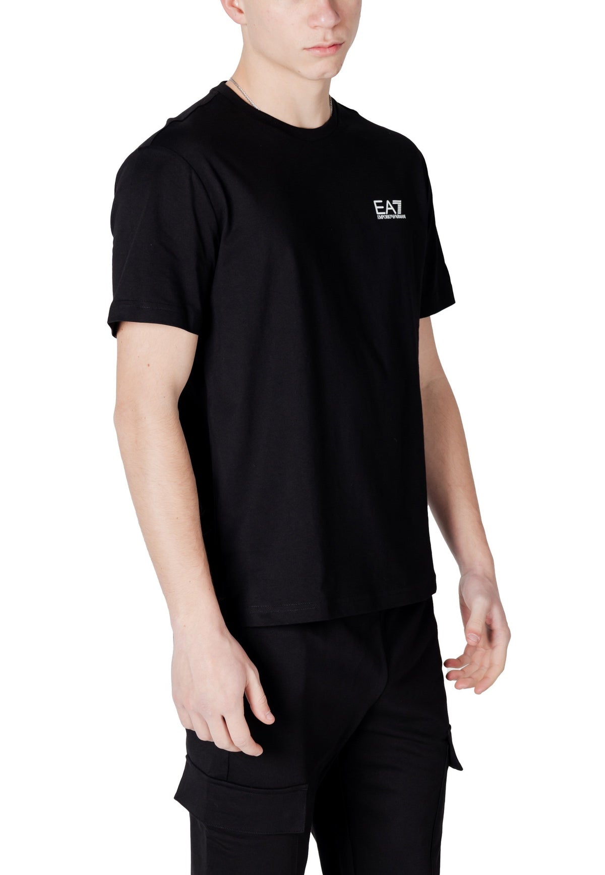 T-shirt Ea7 couleur noir — vue 3