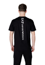 T-shirt Ea7 couleur noir — vue 2