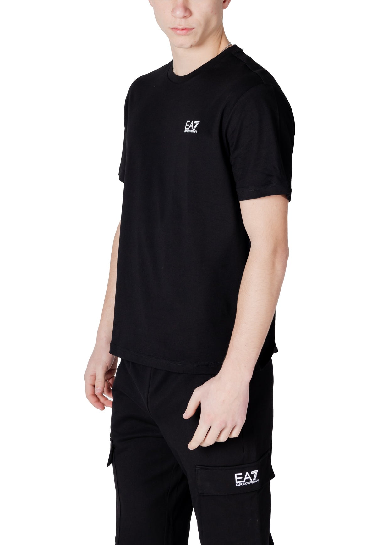 T-shirt Ea7 couleur noir — vue 4
