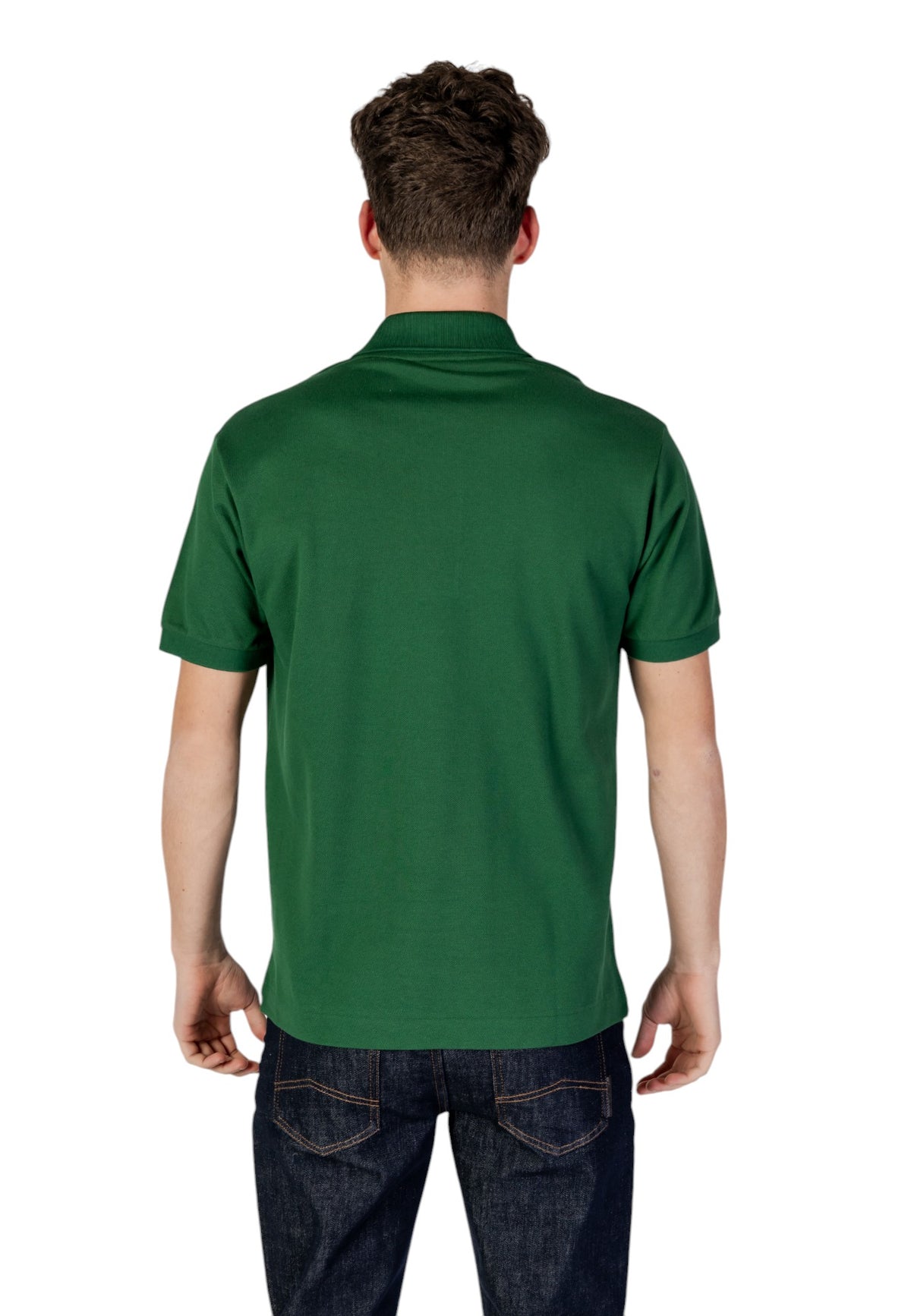 Polo Lacoste couleur vert — vue 4