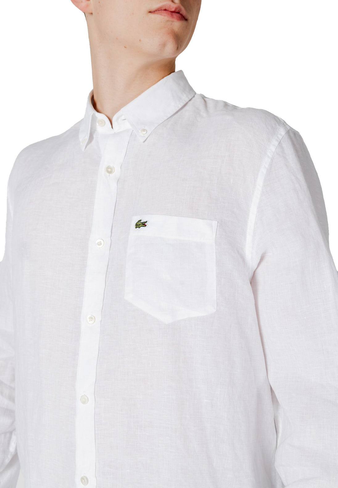 Chemise Lacoste couleur blanc — vue 5