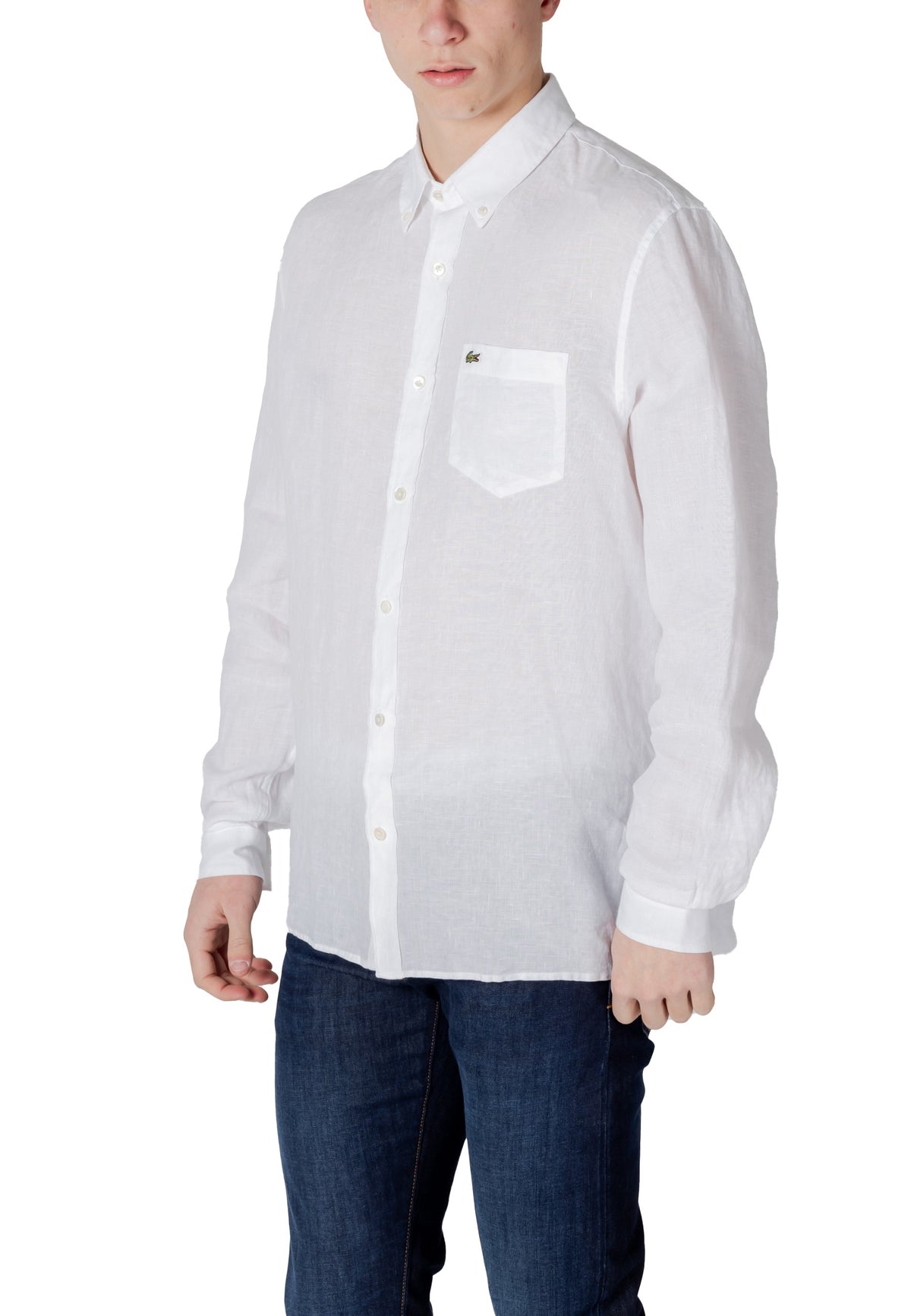 Chemise Lacoste couleur blanc — vue 4