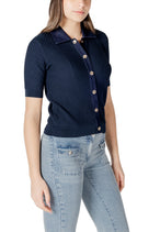 Cardigan Morgan De Toi couleur bleu — vue 3