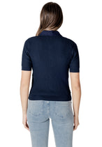Cardigan Morgan De Toi couleur bleu — vue 2