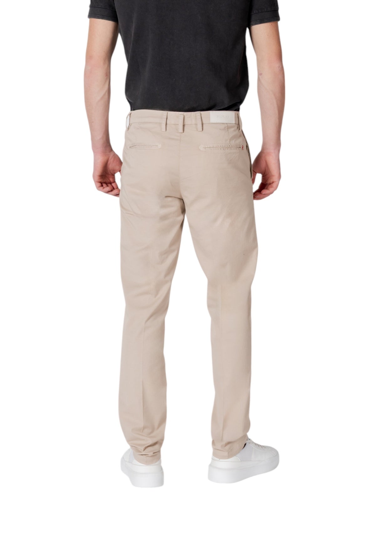 Pantalon Replay couleur beige — vue 2