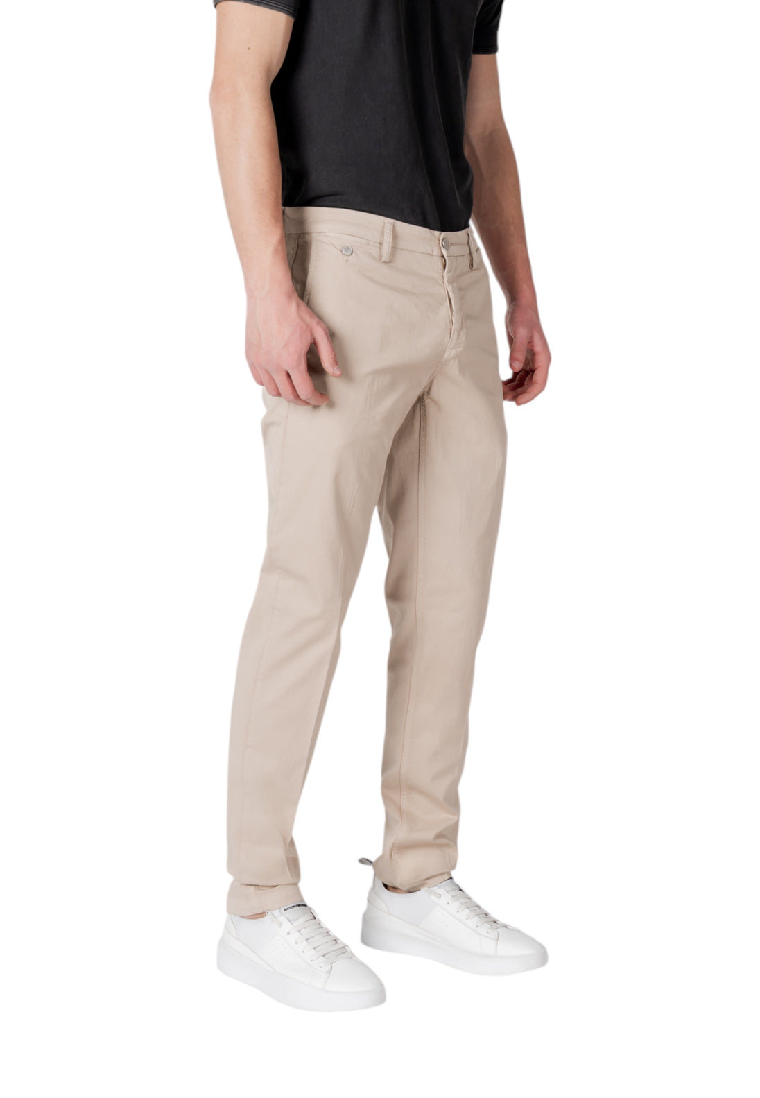 Pantalon Replay couleur beige — vue 4