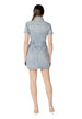 Robe Morgan De Toi couleur bleu azur — vue 2