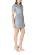 Robe Morgan De Toi couleur bleu azur — vue 4