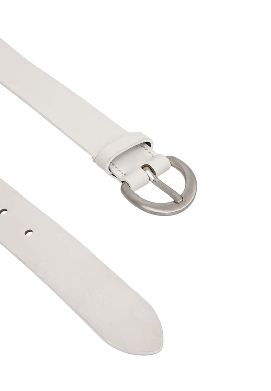 Ceinture Calvin Klein Jeans couleur blanc — vue 2