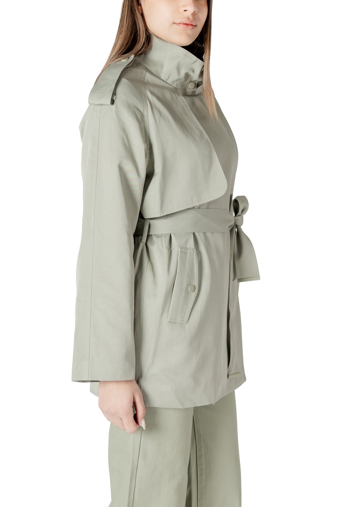 Veste Morgan De Toi couleur vert — vue 3