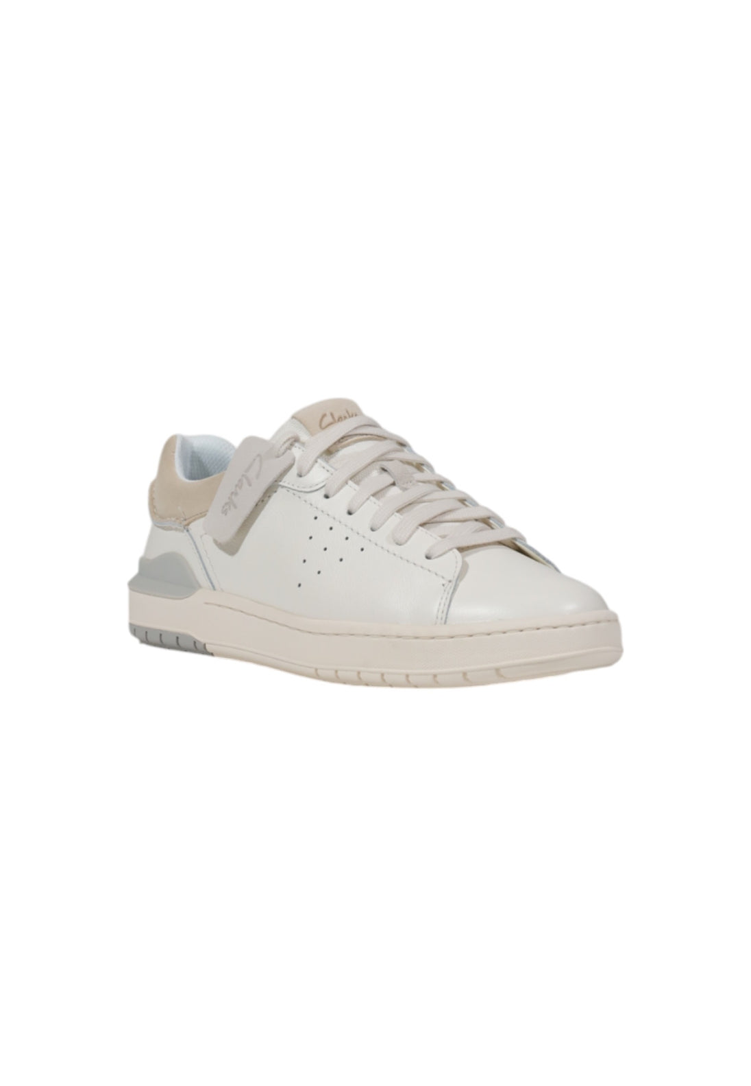 Baskets Clarks couleur blanc — vue 2