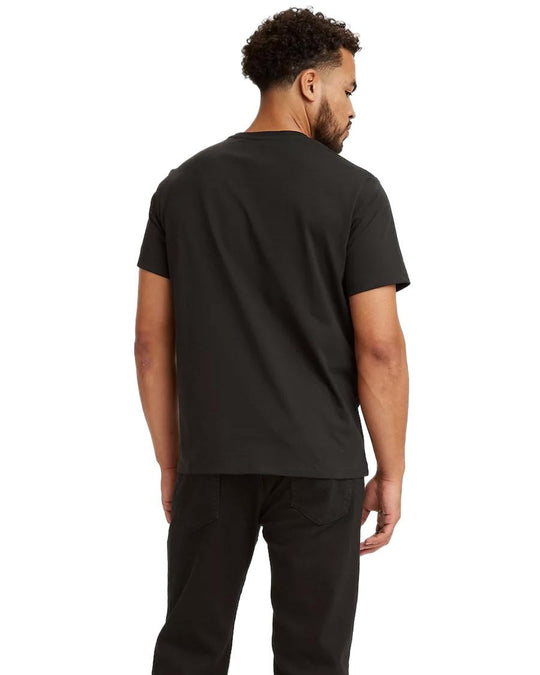 T-shirt Levi`s couleur noir — vue 2