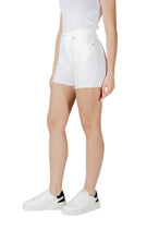 Short Calvin Klein Jeans couleur blanc — vue 3