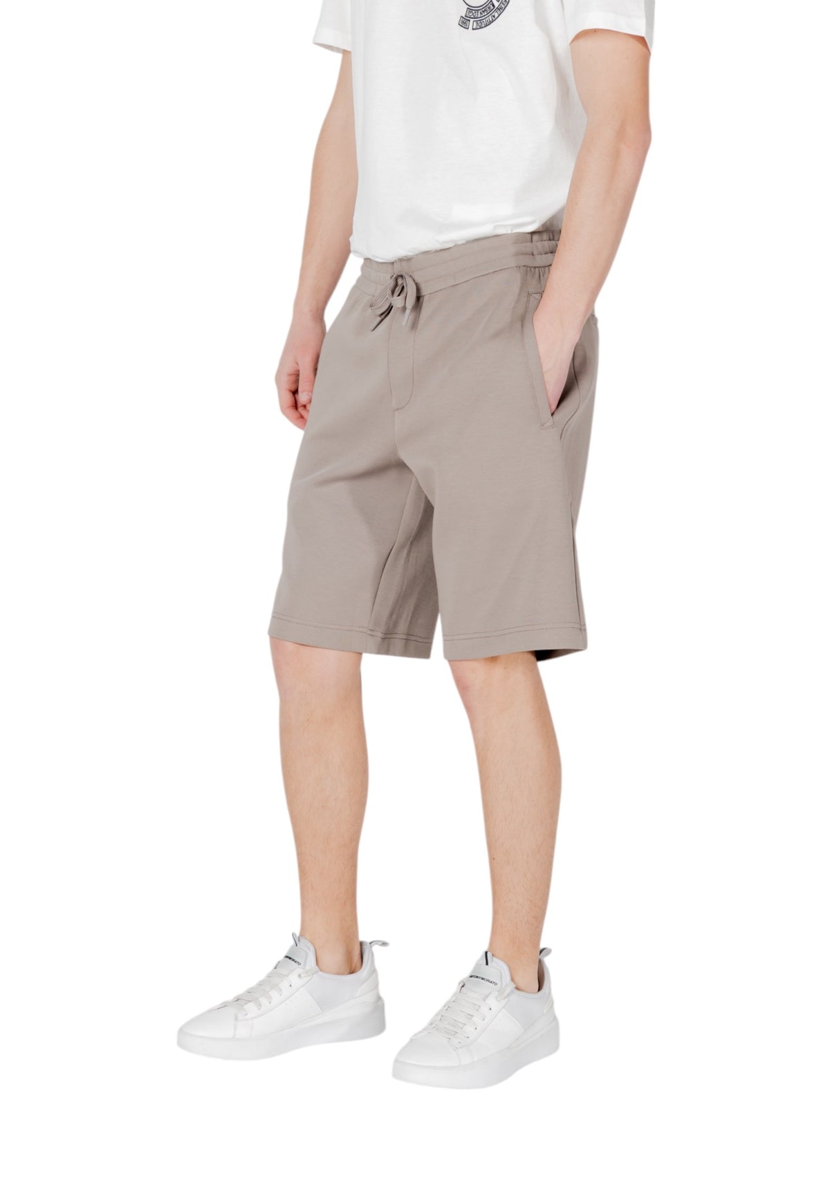 Bermuda Armani Exchange couleur marron — vue 3
