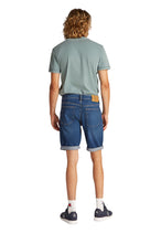 Bermuda Calvin Klein Jeans couleur bleu azur — vue 2