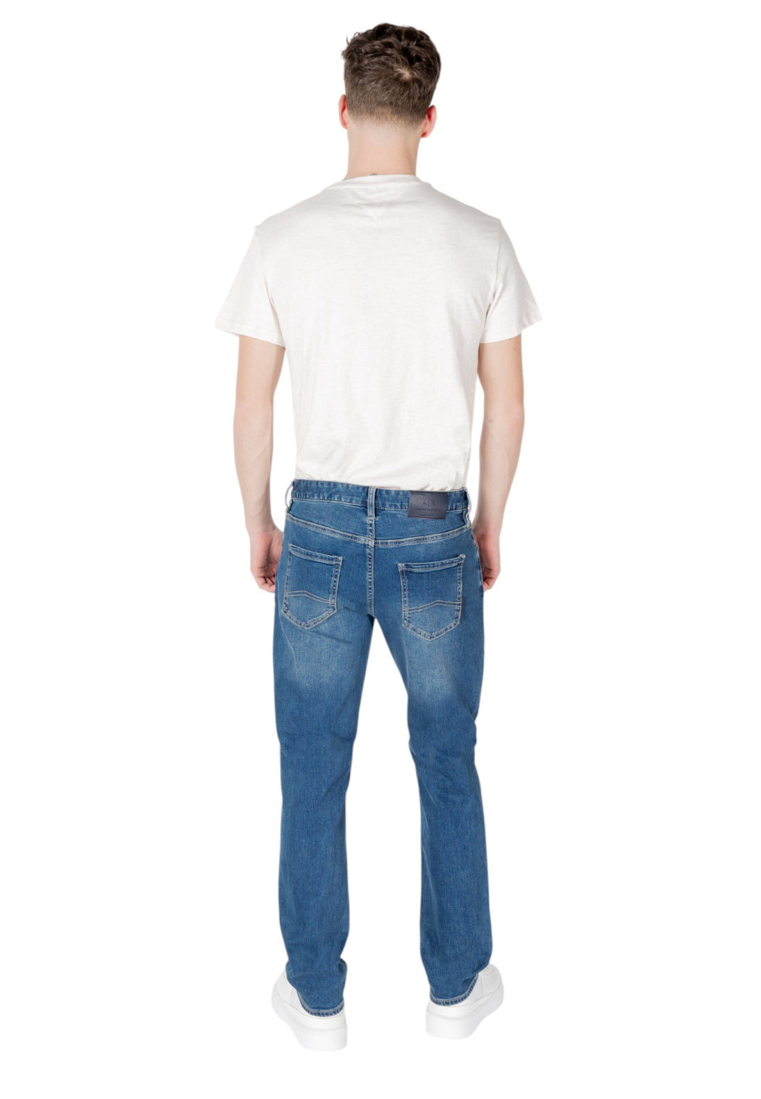 Jean Armani Exchange couleur bleu azur — vue 2