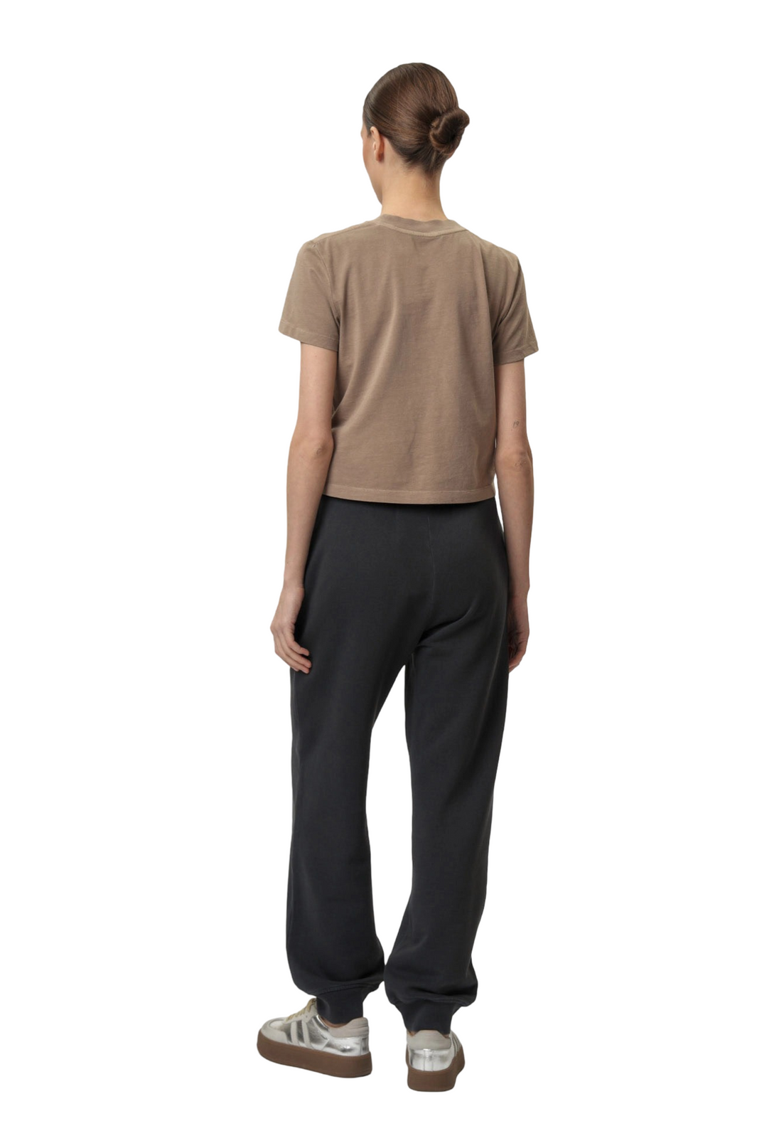 Pantalon Calvin Klein Jeans couleur gris — vue 4