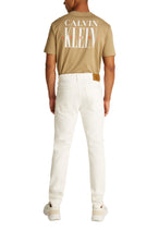 Jean Calvin Klein Jeans couleur blanc — vue 2